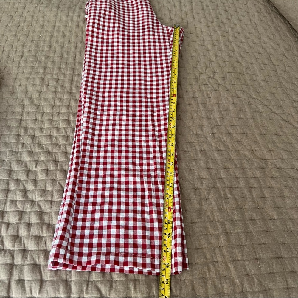 Sonderhaus Perfect Pants in Red and White Gingham in XS - Picture 11 of 12